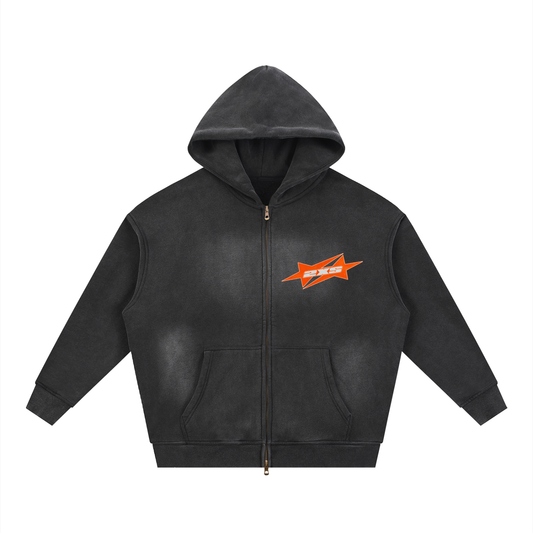 2XS FADED ZIP UP