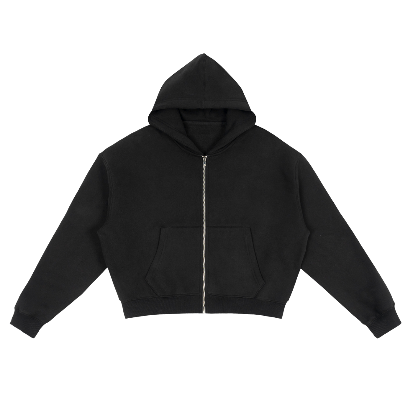 POWER IN PRAYER Zip-Up Boxy Hoodie