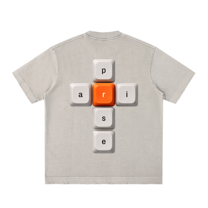 HOW BOUT DAT? Heavyweight Vintage Washed Frayed T-Shirt