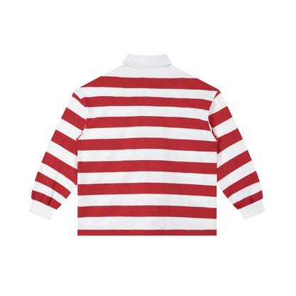JSMF Color Block Stripe Polo Shirt