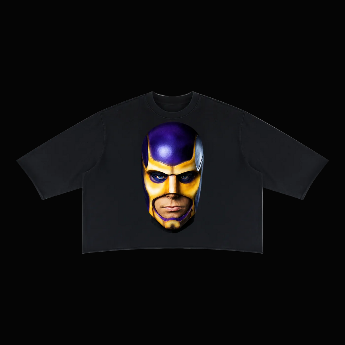 BIBLEMAN Unisex Mineral Wash Raw Hem Boxy T-Shirt
