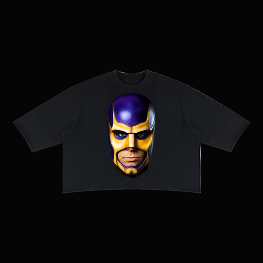 BIBLEMAN Unisex Mineral Wash Raw Hem Boxy T-Shirt