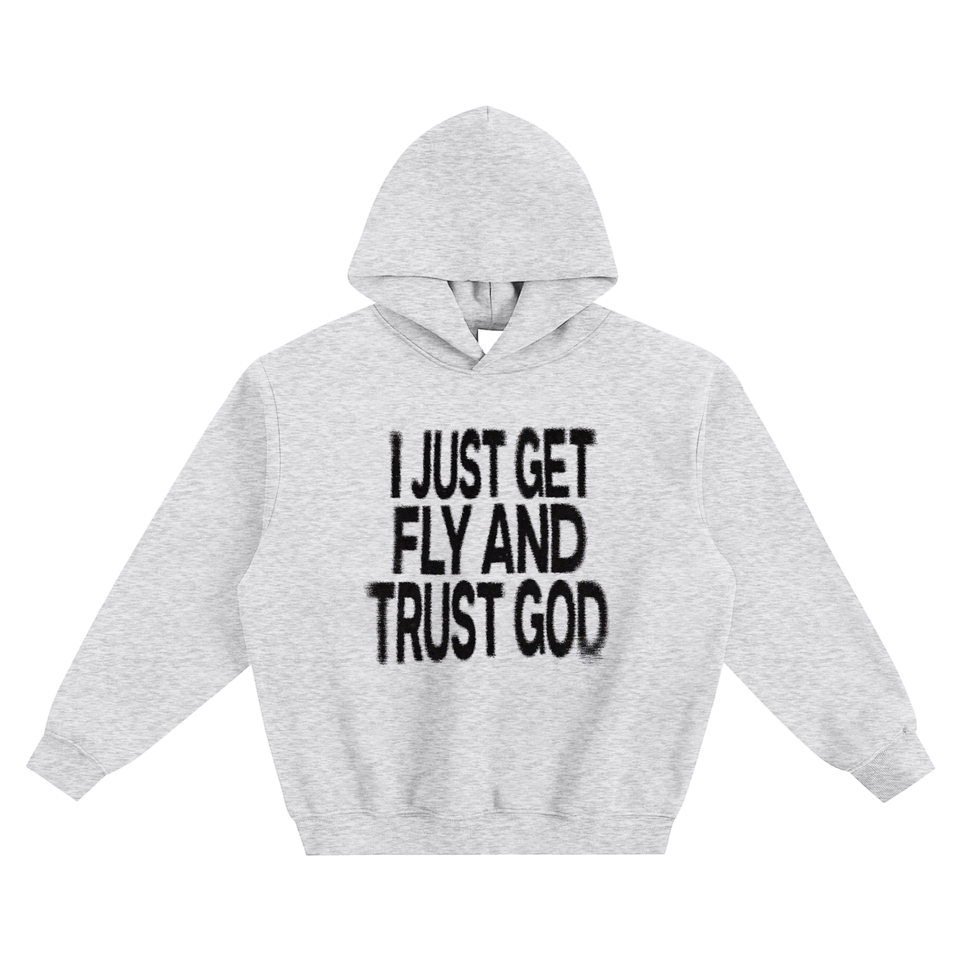 GET FLY TRUST GOD Fleeced Boxy Hoodie