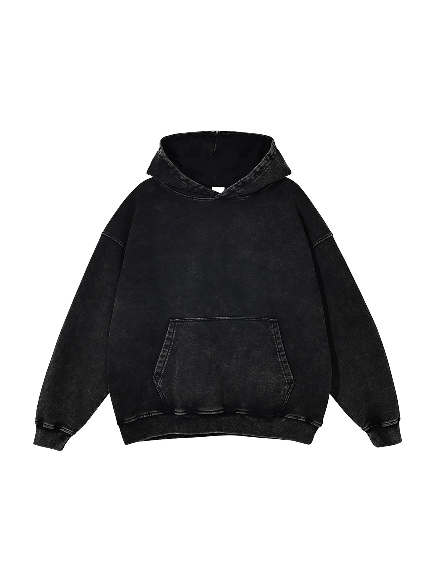 RTG Washed Loose Cotton Hoodie